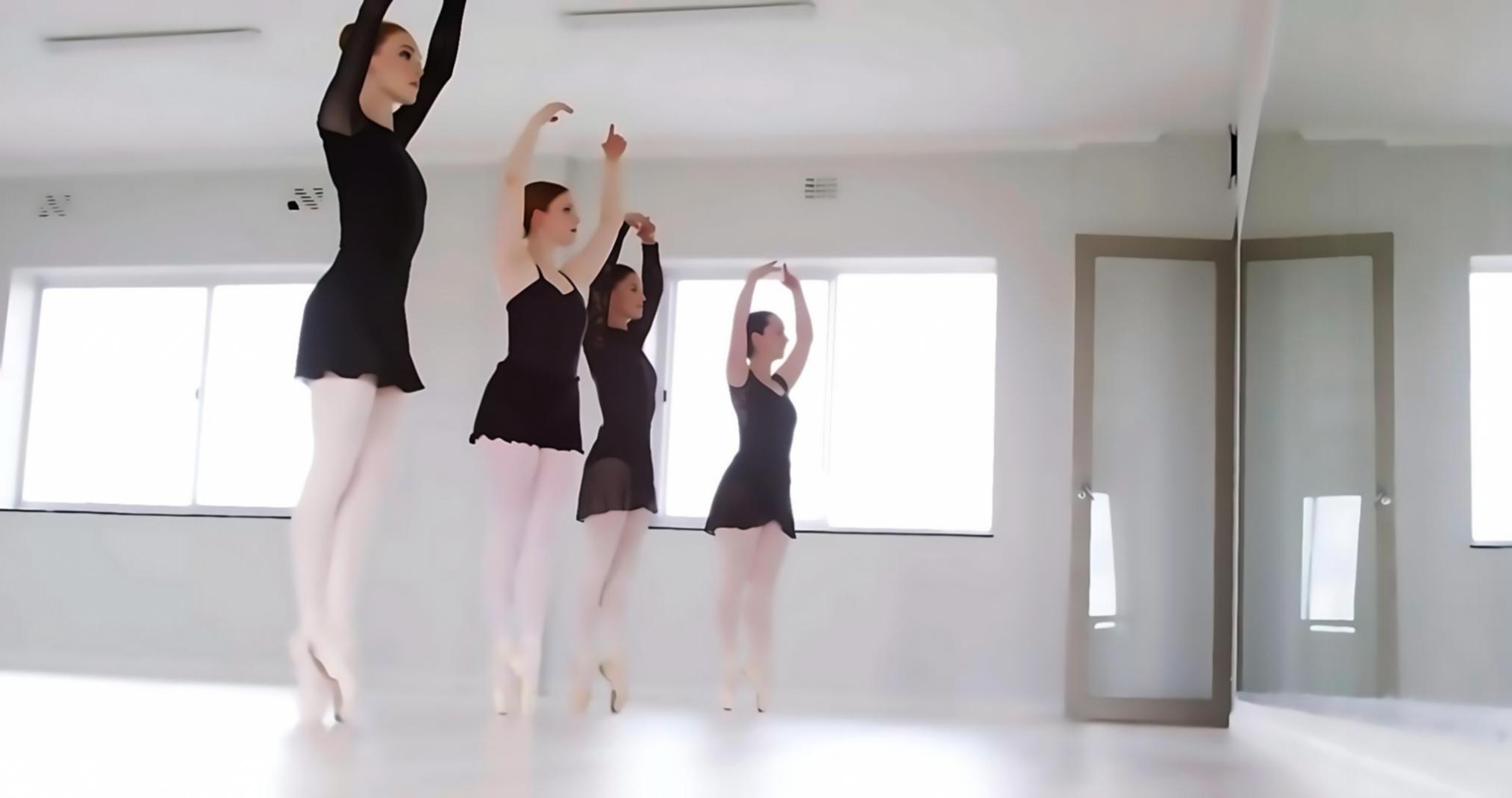 Dance training session